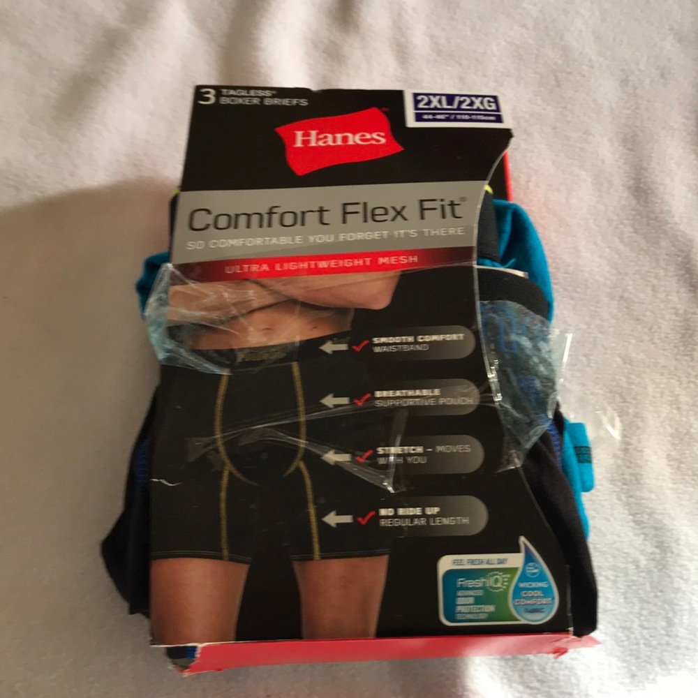 Hanes 2XL briefs comfort flex fit